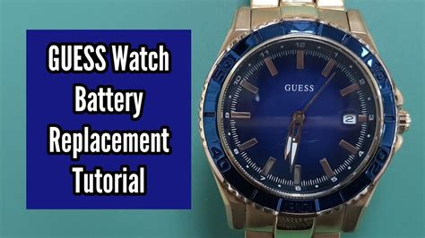 how to open guess watch